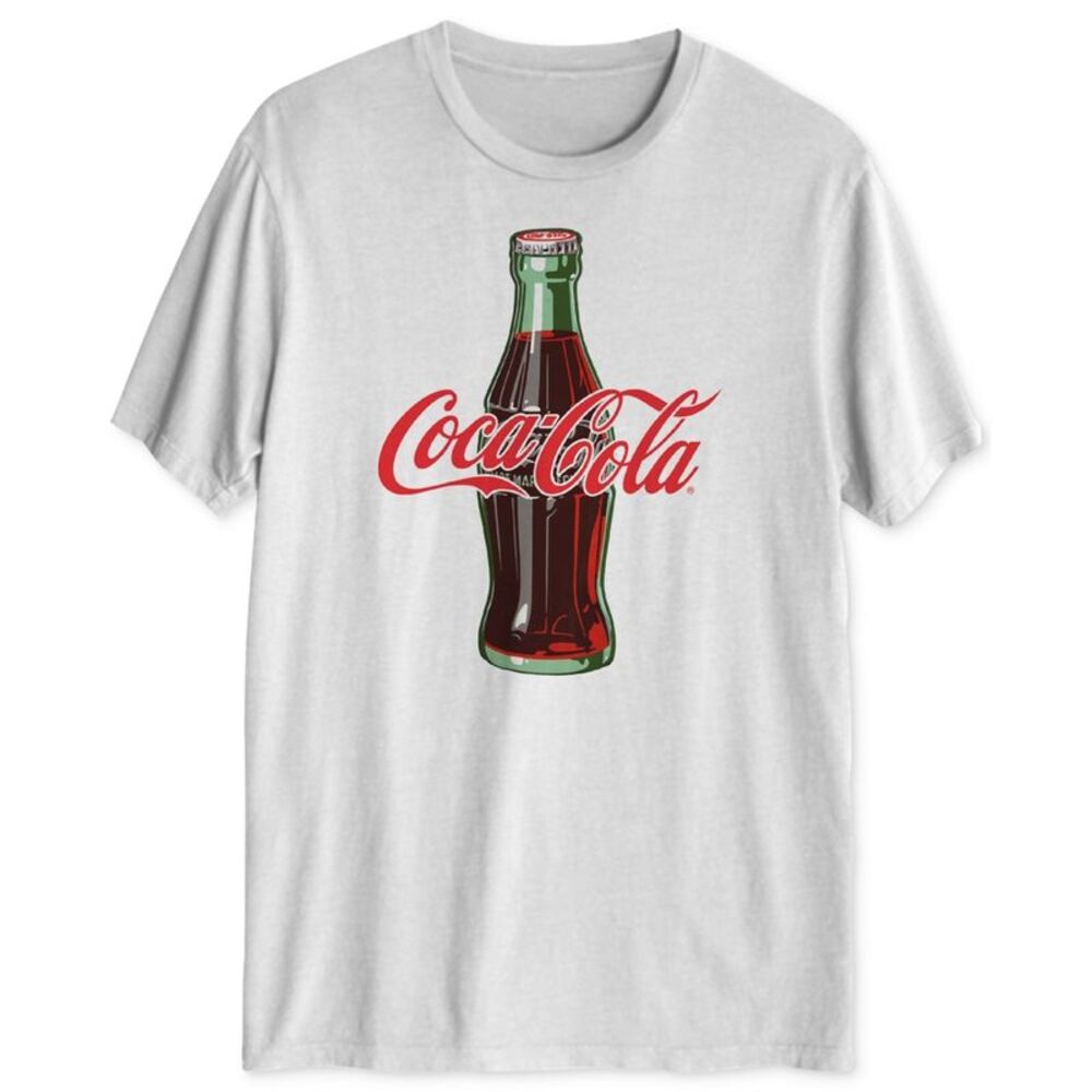 Jem Mens Coca-Cola Graphic T-Shirt, White, M, DM